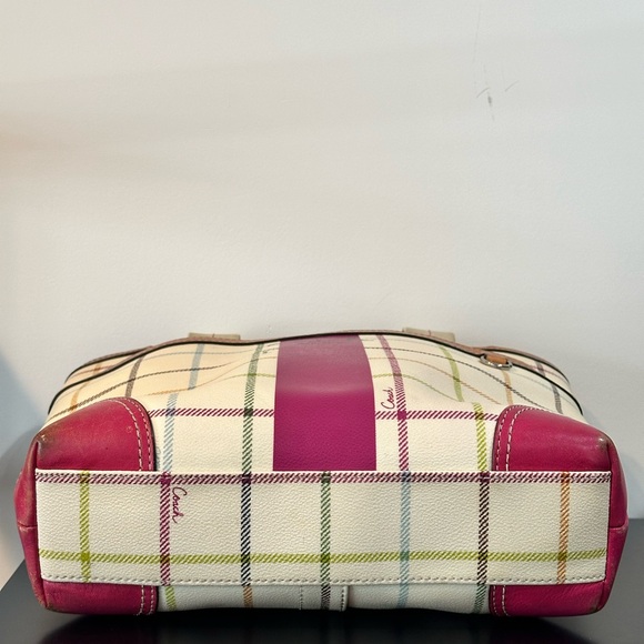 Vintage Coach Heritage Tatterstall Tote Bag - Picture 15 of 15